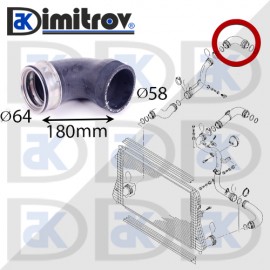 Маркуч турбо Audi A3 Seat Altea Leon Toledo Skoda Octavia Superb Volkswagen Caddy Eos Golf Jetta Passat Touran
